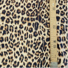 Курточная ткань Дюспо леопардовый принт