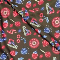 Бифлекс с неоновыми рисунками