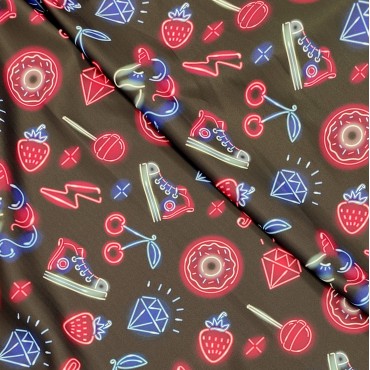 Бифлекс с неоновыми рисунками