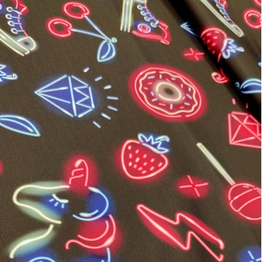 Бифлекс с неоновыми рисунками