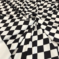 Бифлекс с черно белыми ромбами