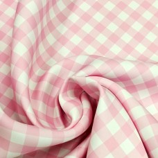 Неопрен в мелкую розовую клетку