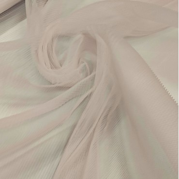 Фатин плиссе нежно розовый цвет 57