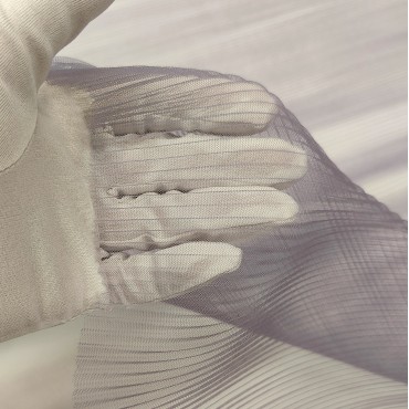 Фатин плиссе цвет глициния 60