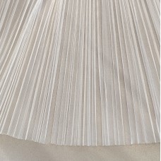 Фатин плиссе белый цвет 1.1