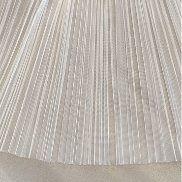 Фатин плиссе белый цвет 1.1