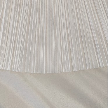Фатин плиссе белый цвет 1.1