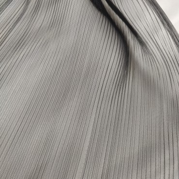 Фатин плиссе черный цвет 47