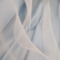 Фатин плиссе молочный цвет 2