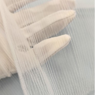 Фатин плиссе белый цвет 1