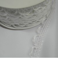 Тесьма декоративная Петельки - цвет белый