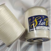 Косая бейка атласная айвори цвет