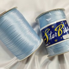 Косая бейка атласная голубой цвет