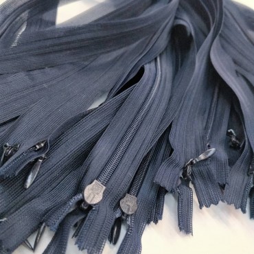 Молния потайная - цвет темно синий