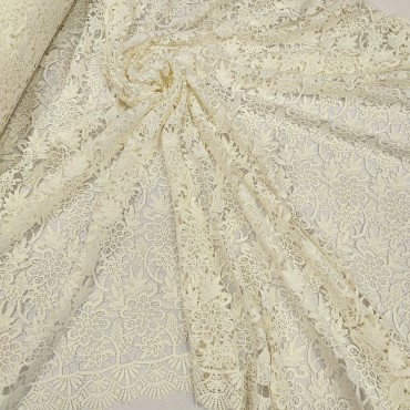 Гипюр макраме айвори цвет