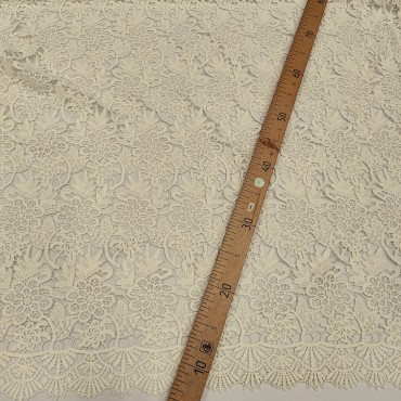 Гипюр макраме айвори цвет