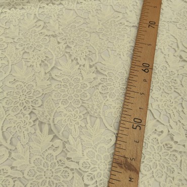 Гипюр макраме айвори цвет