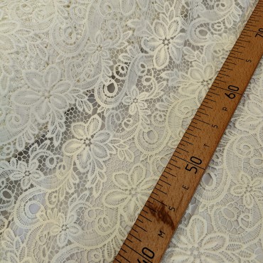 Гипюр макраме айвори цвет