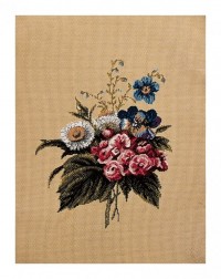 Купон гобеленовый - Бутоньерки маргаритки