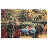 Купон гобеленовый - Лебеди