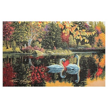 Купон гобеленовый - Лебеди