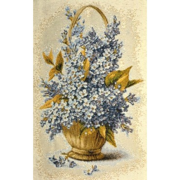 Купон гобеленовый - Незабудки