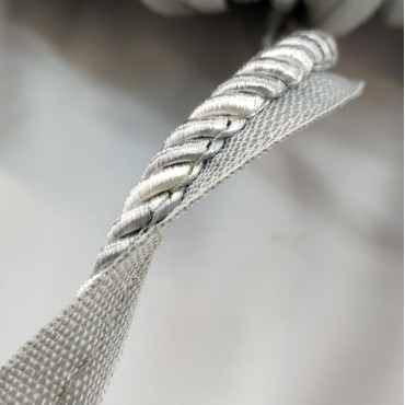 Декоративный вшивной кант Шнур крученый 8 мм