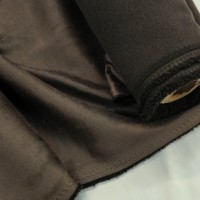 Замшевая ткань - цвет шоколадный