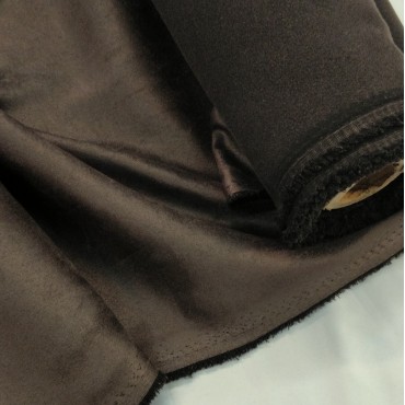 Замшевая ткань - цвет шоколадный