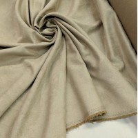 Замшевая ткань - цвет бежевый