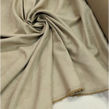 Замшевая ткань - цвет бежевый