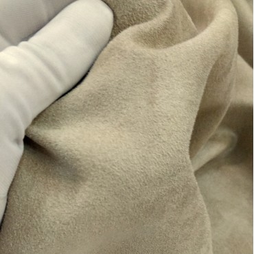 Замшевая ткань - цвет бежевый