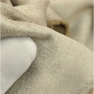 Замшевая ткань - цвет бежевый