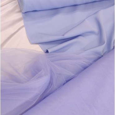 Плательная ткань Барби сиреневый цвет