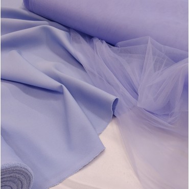 Плательная ткань Барби сиреневый цвет