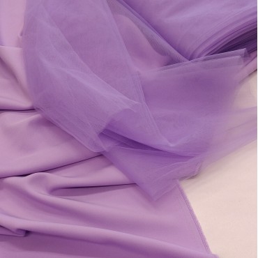 Плательная ткань Барби цвет сирени
