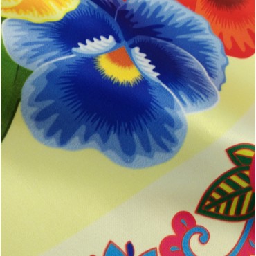 Ткань для танцевальных костюмов - Анютины глазки