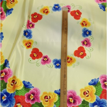 Ткань для танцевальных костюмов - Анютины глазки