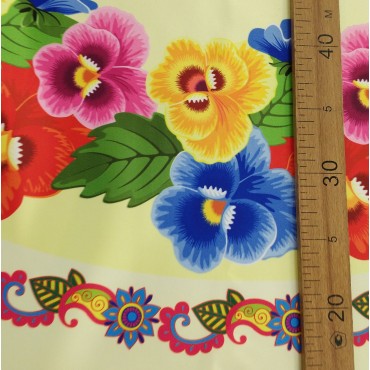 Ткань для танцевальных костюмов - Анютины глазки