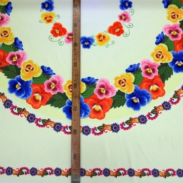 Ткань для танцевальных костюмов - Анютины глазки