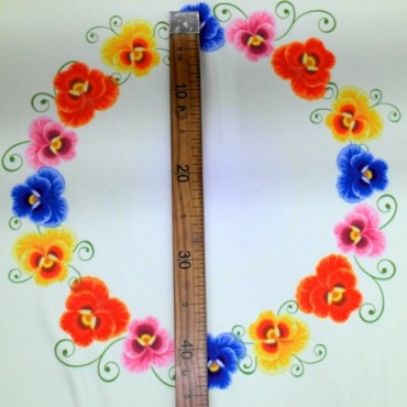 Ткань для танцевальных костюмов - Анютины глазки