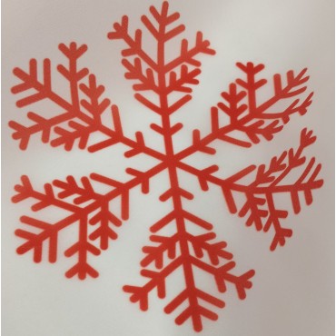 Органза матовая Виола новогодний принт