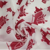 Органза матовая Виола новогодний принт