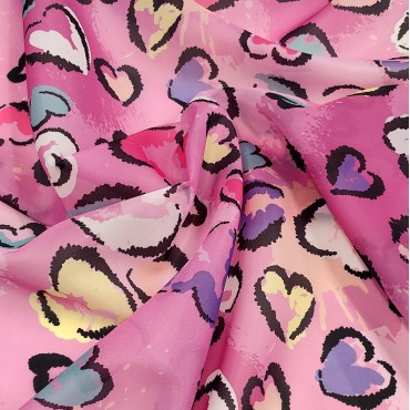 Плотная органза ANGELICA с модными сердечками