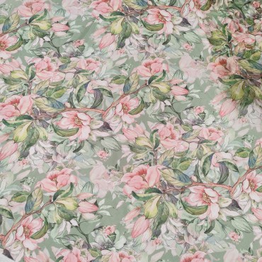 Органза Тори матовая с красивыми Розами