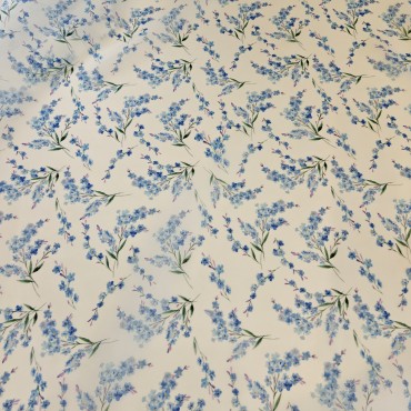 Органза матовая Виола с незабудками