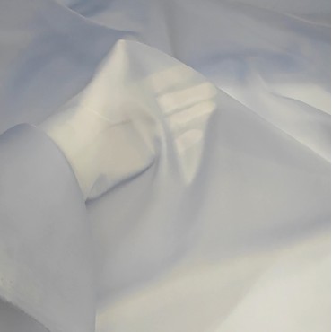 Органза матовая Виола пыльно голубой цвет