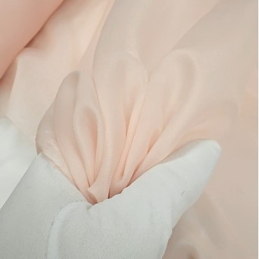 Органза матовая Виола пудровый цвет