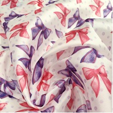 Плотная органза ANGELICA с цветными бантами