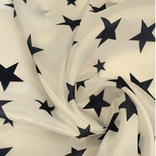 Плотная органза ANGELICA с звездами